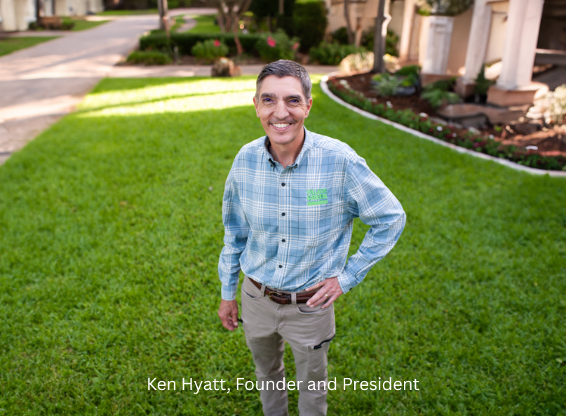 Ken Hyatt founder and president of Village Green Lawn and Pest and a 45 year veteran in north texas lawn health