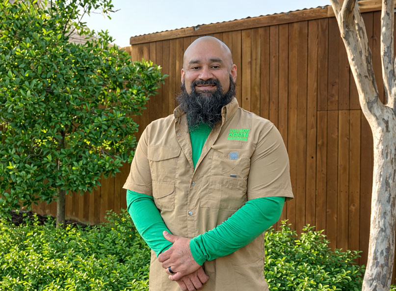 Orlando Pacheco a 13 year veteran at Village Green Lawn and Pest.
